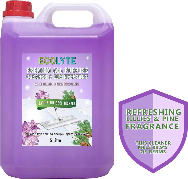 ECOLYTE+ Premium All Purpose Cleaner & Disinfectant - 5L - Image 2